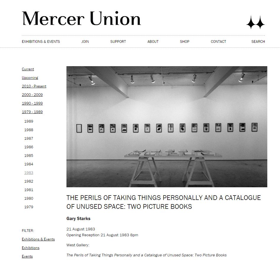 Mercer Union | Gary Starks' Art