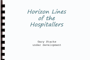 Horizon Lines of the Hospitallers | Picture Books | Gary Starks' Art