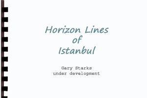 Horizon Lines of Istanbul | Picture Books | Gary Starks' Art