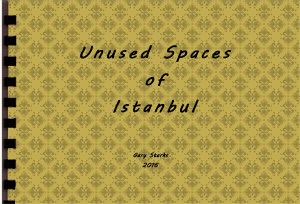 Unused Spaces of Istanbul | Picture Books | Gary Starks' Art