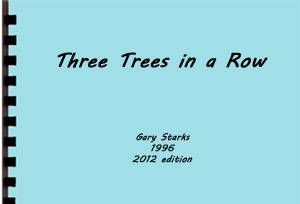 Three Trees in a Row | Picture Books | Gary Starks' Art